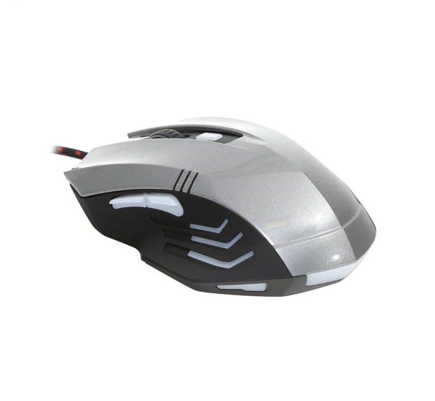 MOUSE OMEGA VARR OM-267 GAMING 1200-1600-2400-3200DPI 6D [43213]