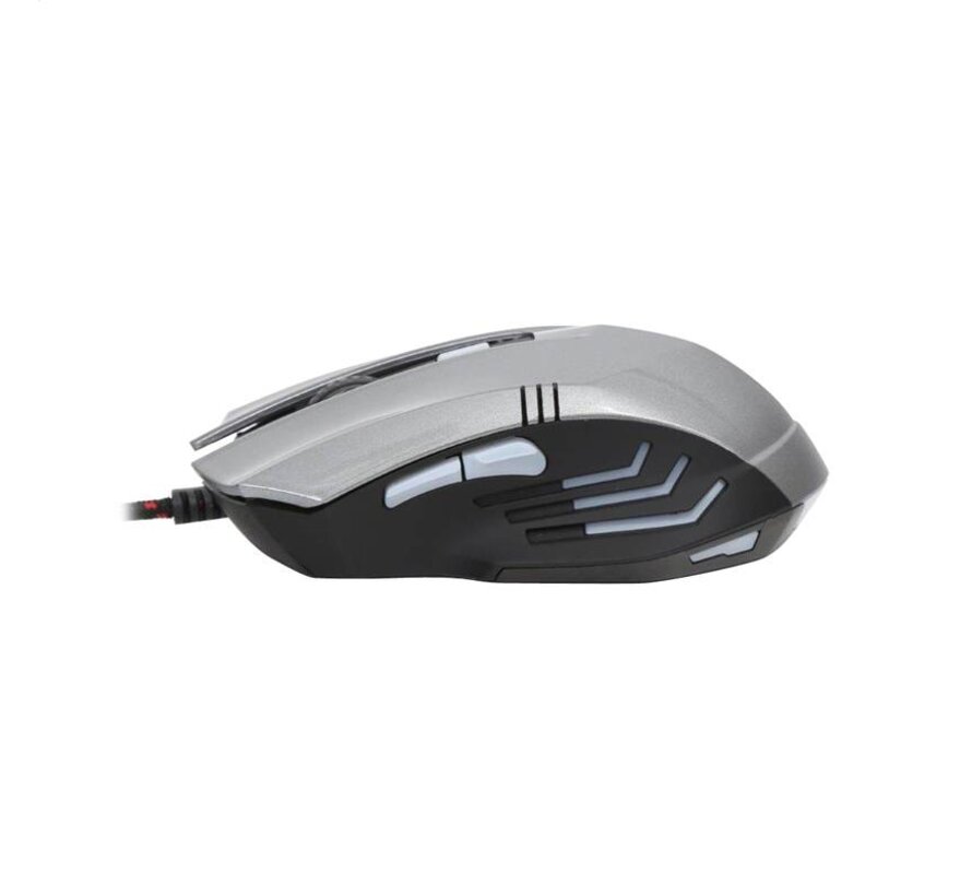 MOUSE OMEGA VARR OM-267 GAMING 1200-1600-2400-3200DPI 6D [43213]