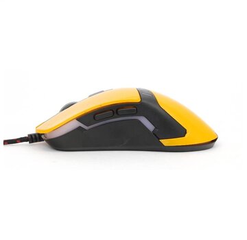Omega MOUSE OMEGA VARR OM-270 GAMING 1200-1600-2400-3200DPI YELLOW [41785]