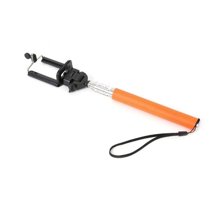 OMEGA MONOPOD - SPORT CAMERA TELESCOPIC POLE SELFIE STICK ORANGE [43020]