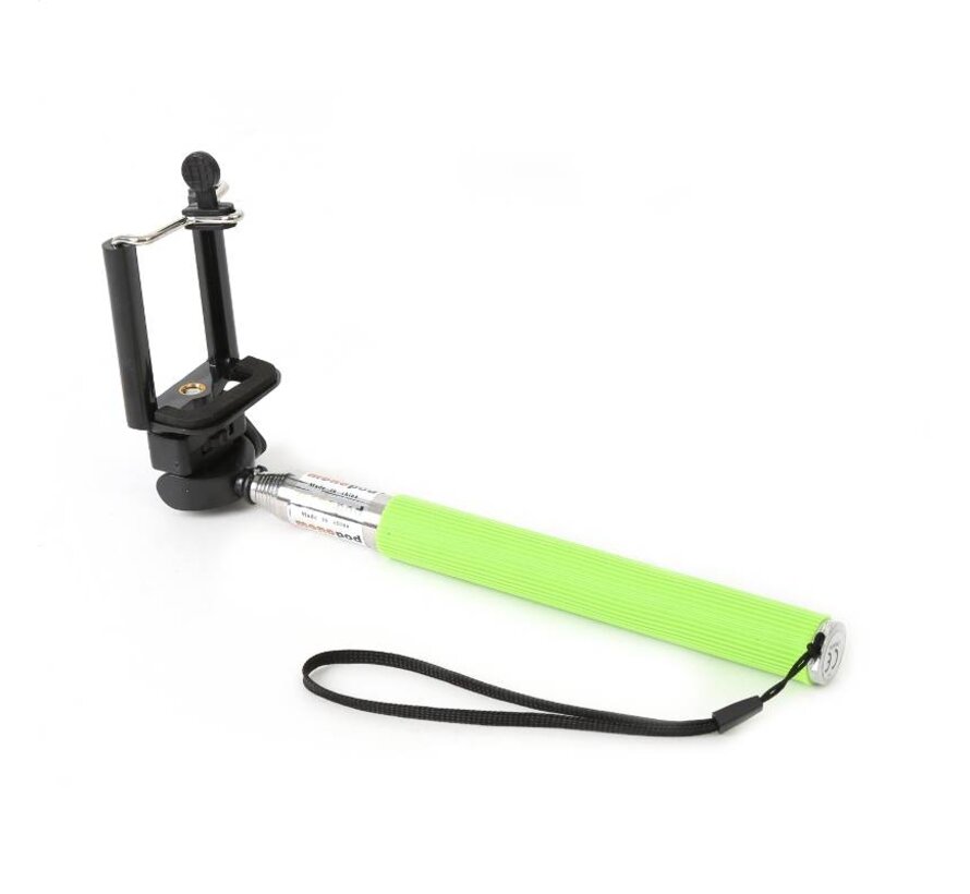 OMEGA MONOPOD - SPORT CAMERA TELESCOPIC POLE SELFIE STICK GREEN [43019]
