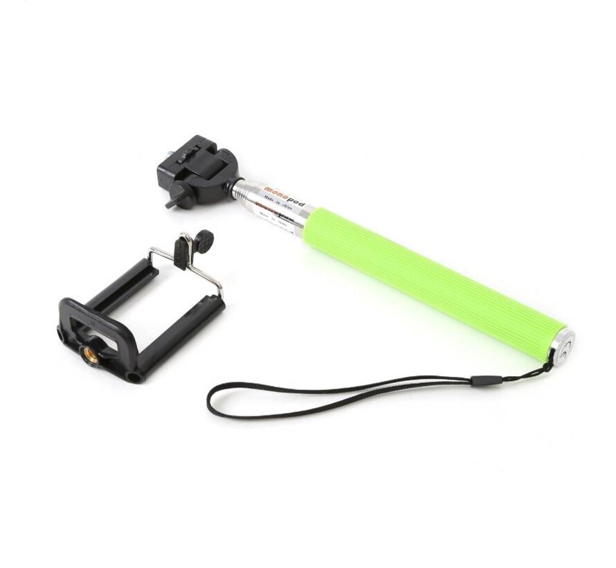 PERCHE A SELFIE/MONOPOD POUR CAMERA SPORT/VERT