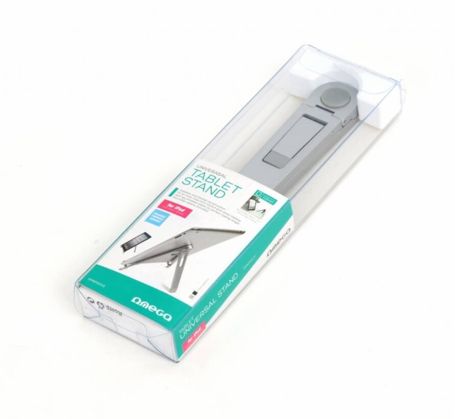 OMEGA SUPPORT UNIVERSEL POUR TABLETTE ARGENT 42059