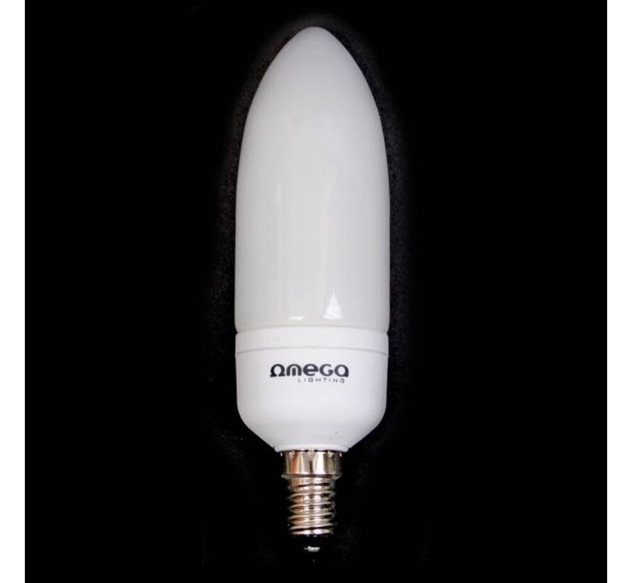 AMPOULE BASSE CONSO OMEGA  - Bougie 9W 2700K E14  [41177]