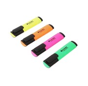 Platinet PLATINET HIGHLIGHTERS YELLOW / ORANGE / PINK / GREEN  12 PCS