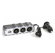 Omega OMEGA TRIPLE CIGAR SOCKET CABLE + USB portTC-911