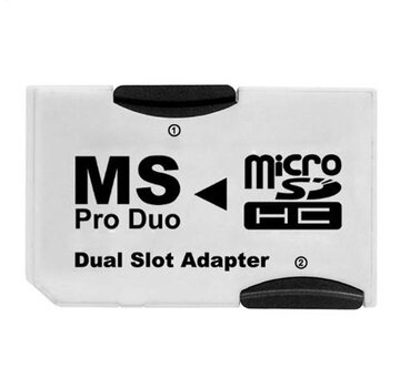 Platinet ADAPTATEUR CARTE MEMOIRE PLATINET PRO DUO -> 2 x MICRO SDHC DUAL SLOT [40801]