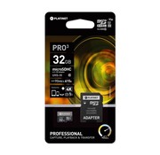 Platinet PLATINET microSDHC  SECURE DIGITAL + ADAPTER SD 32GB class10 UIII 90MB/s [44003]