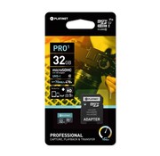 Platinet Carte microSDHC Platinet + Adaptateur SD 32Go class10 UI 70Mo/s [44002]