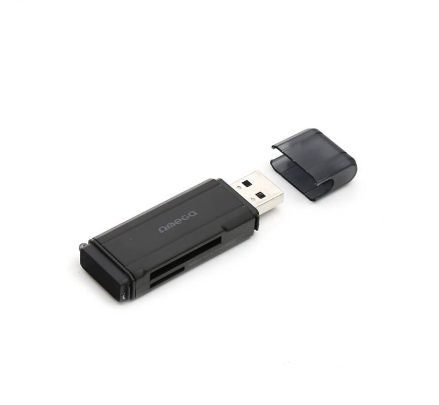 OMEGA LECTEUR DE CARTE microSDHC USB3.0 NOIR 43521