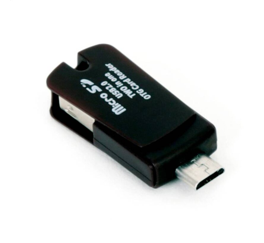 Ensemble PLATINET 4-en-1 microSD 32 Go + Lecteur de carte SD + Adaptateur USB/microUSB [42225]