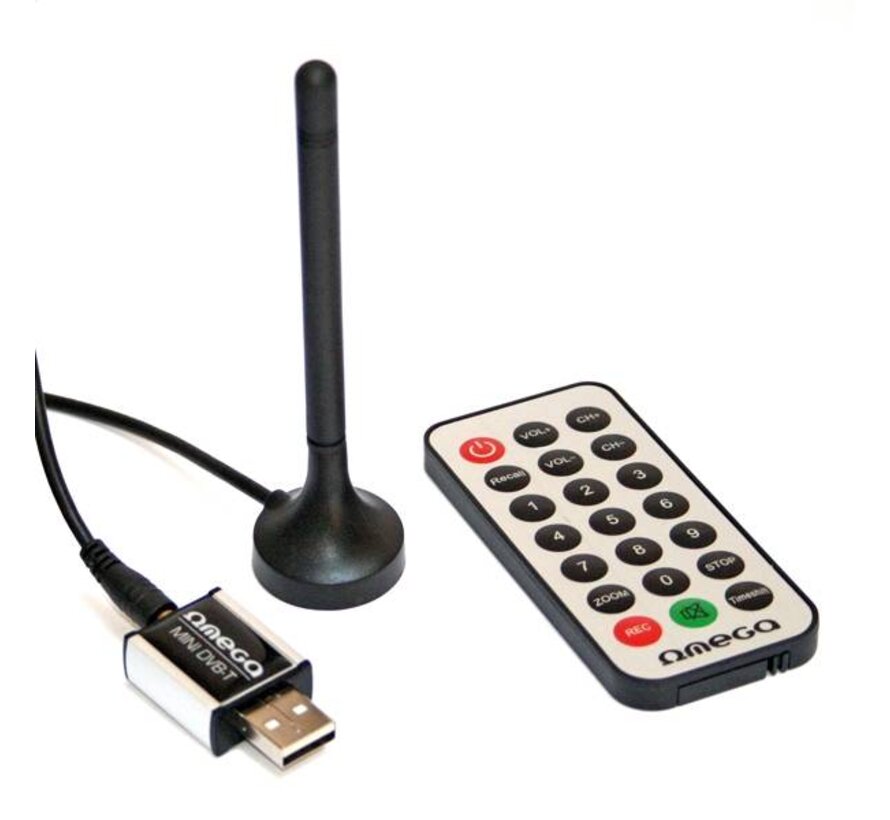 RECEPTEUR TV OMEGA DVB-T T300 NANO MPEG-4 H.264 AVC HD USB [41398]