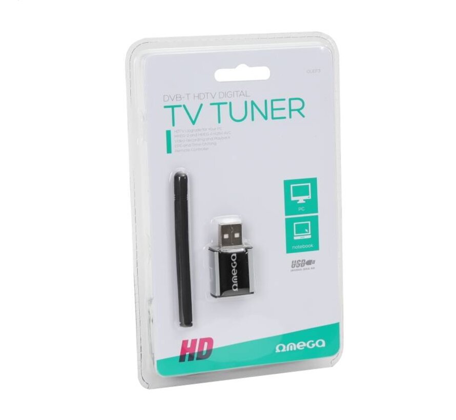 OMEGA USB DVB-T TUNER T300 NANO MPEG-4 H.264 AVC HD USB 41398