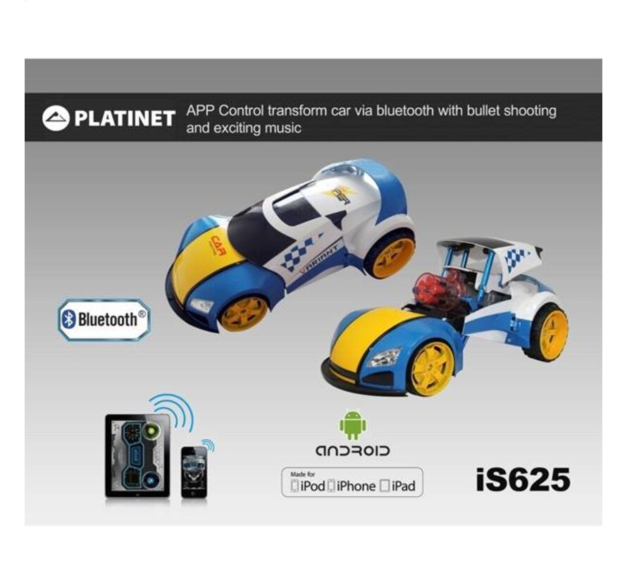 PLATINET BLUETOOTH TRANSMUTATION STUNT CAR iS625
