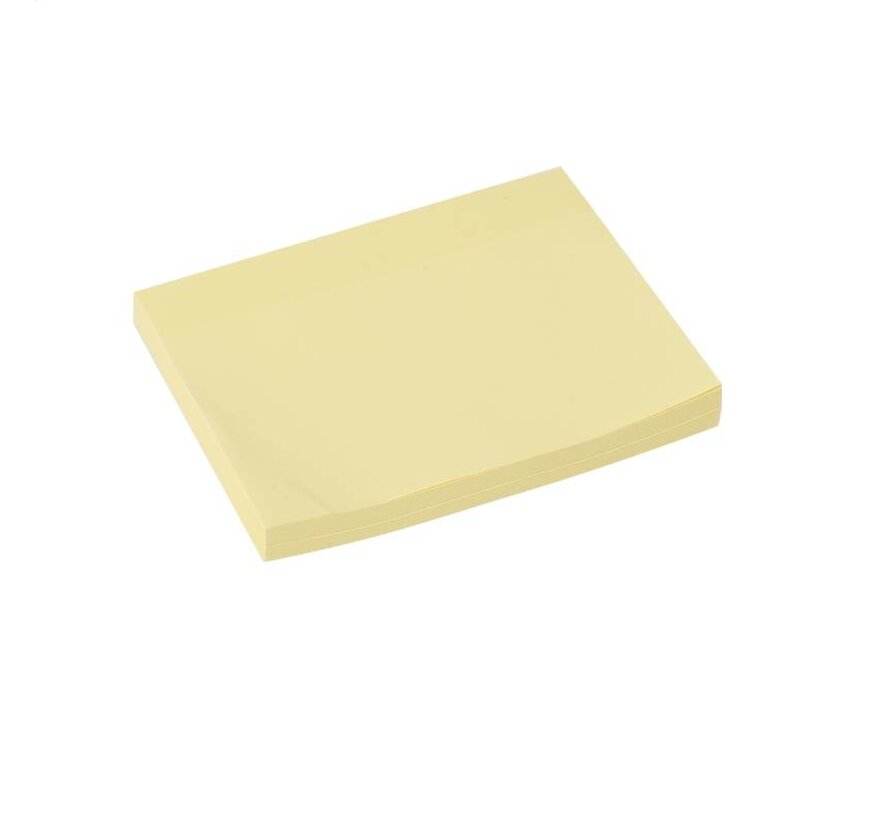 PLATINET STICKY NOTES YELLOW 75x100MM 100 SHEETS