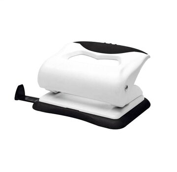 Platinet PERFORATEUR PAPIER PLATINET 2 TROUS 16 FEUILLES/NOIR & BLANC