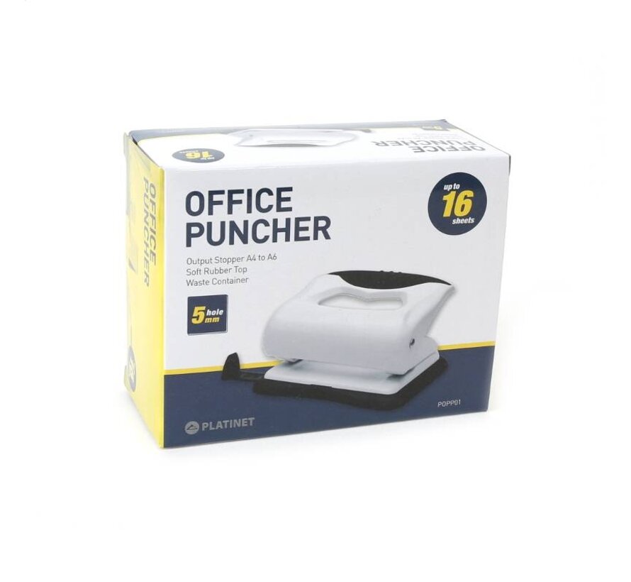 PLATINET PUNCH 2-Hole 16 SHEETS BLACK & WHITE