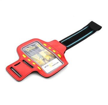 Platinet BRASSARD POUR SMARTPHONES 5'' - 8 LEDS -ROUGE