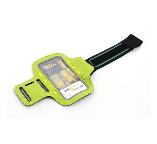 Platinet BRASSARD POUR SMARTPHONES 5'' - 8 LEDS - VERT