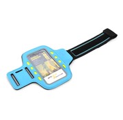 Platinet BRASSARD POUR SMARTPHONES 5'' - 8 LEDS -BLEU