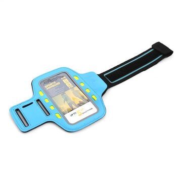 Platinet PLATINET SPORT ARMBAND FÜR SMARTPHONES BLAU MIT LED