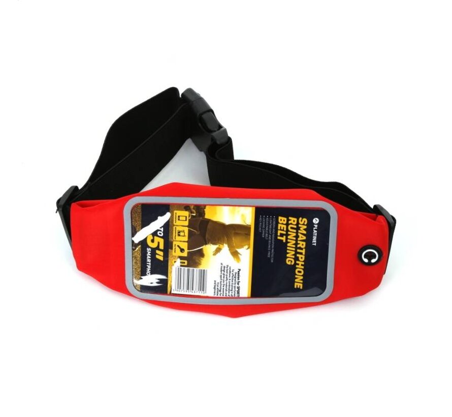 PLATINET WAIST BAG WITH SMARPTHONE WINDOW RED