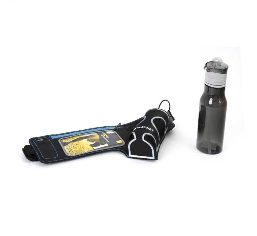 PLATINET WAIST BAG WITH SMARPTHONE WINDOW AND WATER BOTTLE