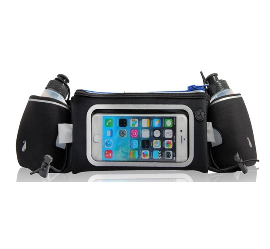 PLATINET WAIST BAG WITH WINDOW AND 2 WATER BOTTLES