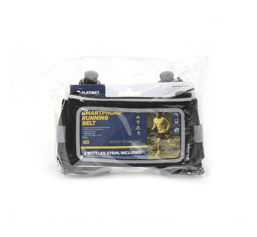 PLATINET WAIST BAG WITH WINDOW AND 2 WATER BOTTLES