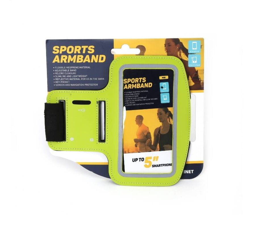 BRASSARD POUR SMARTPHONE PLATINET VERT 42055