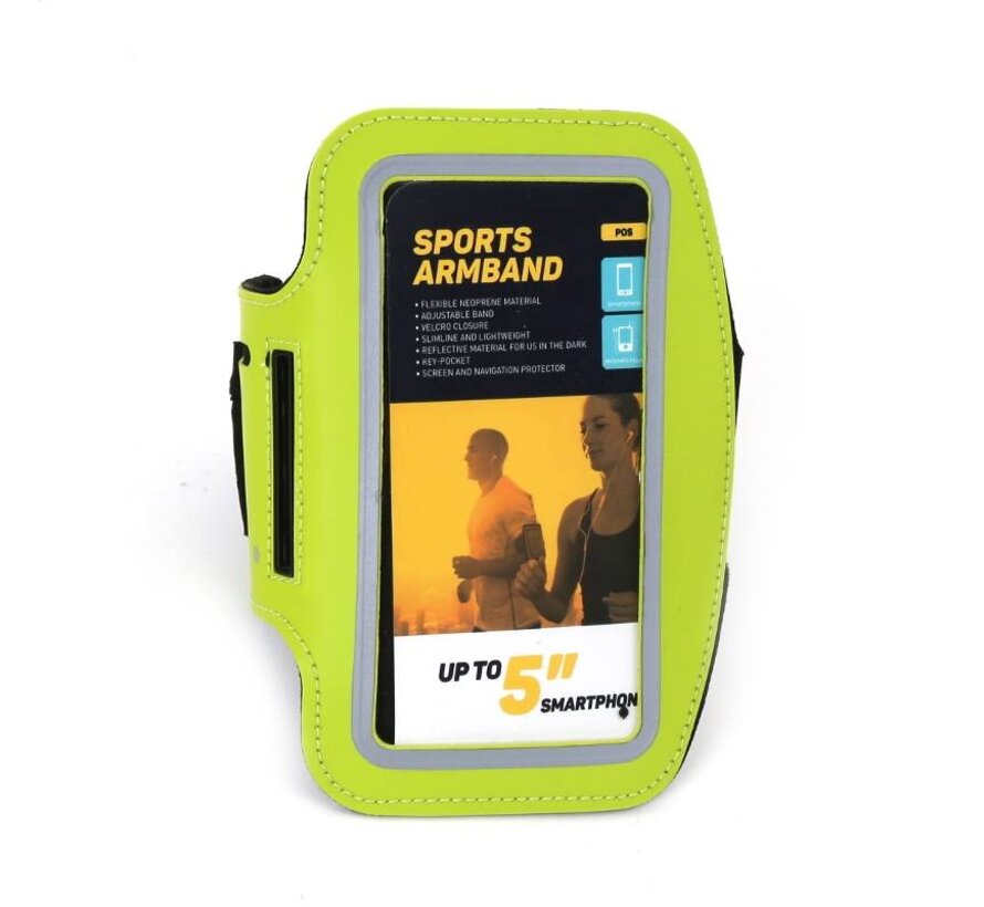 PLATINET SMARTPHONE SPORT ARMBAND GRÜN