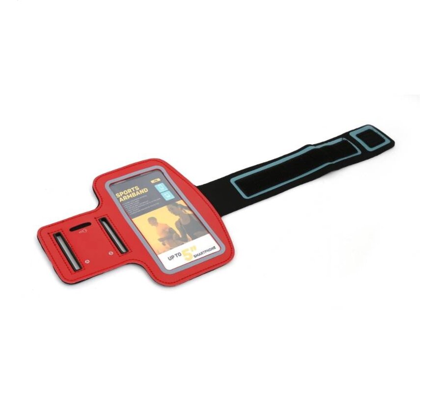 PLATINET SMARTPHONE SPORT ARMBAND ROT