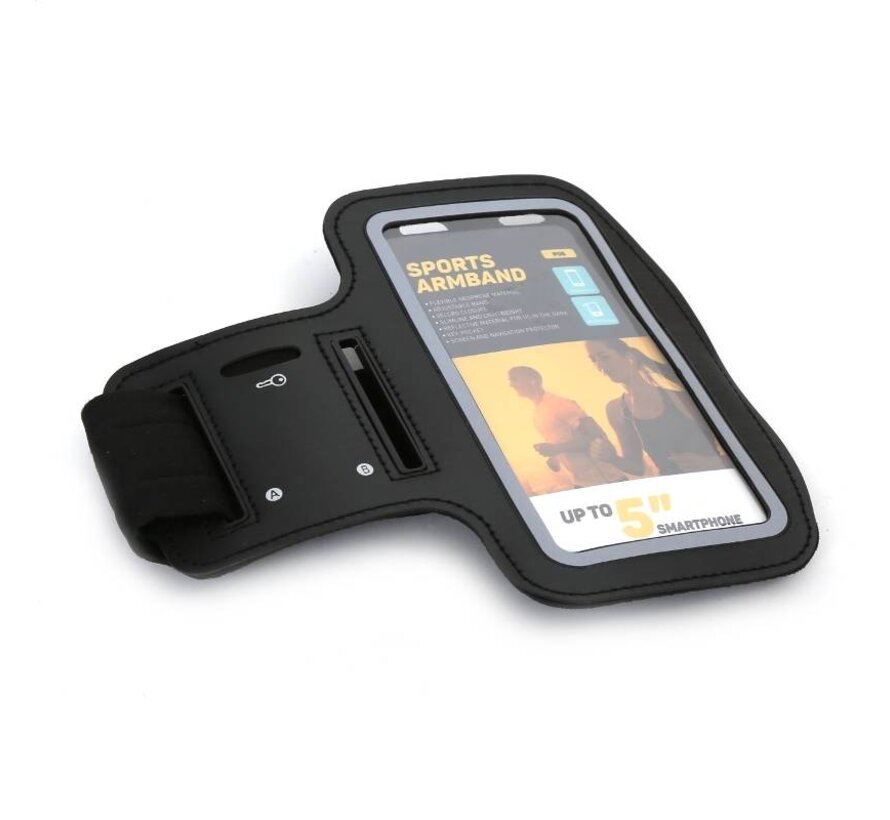 PLATINET SMARTPHONE SPORT ARMBAND SCHWARZ