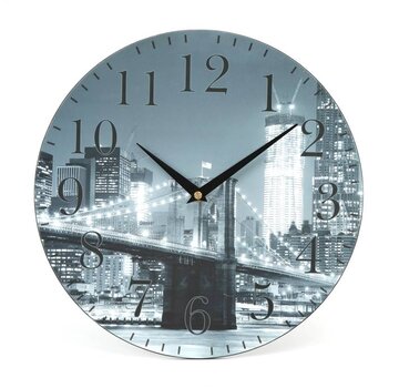 Platinet PLATINET WALL CLOCK/CITY