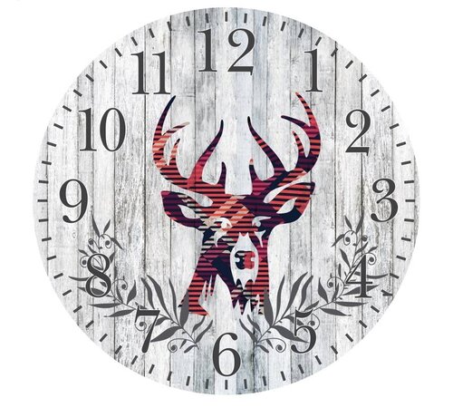 Platinet PLATINET ZEGAR/WALL CLOCK/DEER