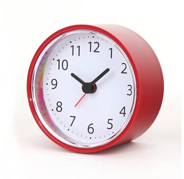 Platinet REVEIL PLATINET CLOCK SUNDAY/ROUGE