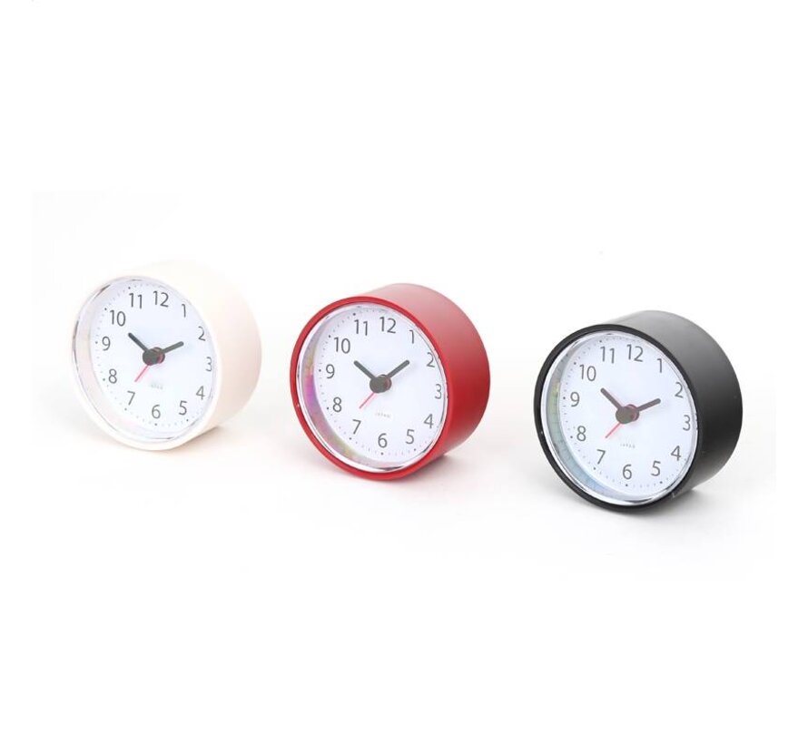 PLATINET HORLOGE ALARME SUNDAY/BLANC 43727