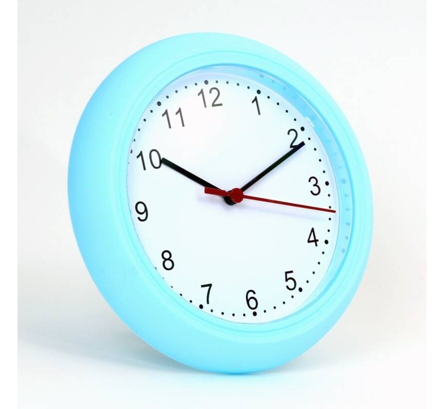 PLATINET ZEGAR WALL CLOCK SUNDAY/BLUE