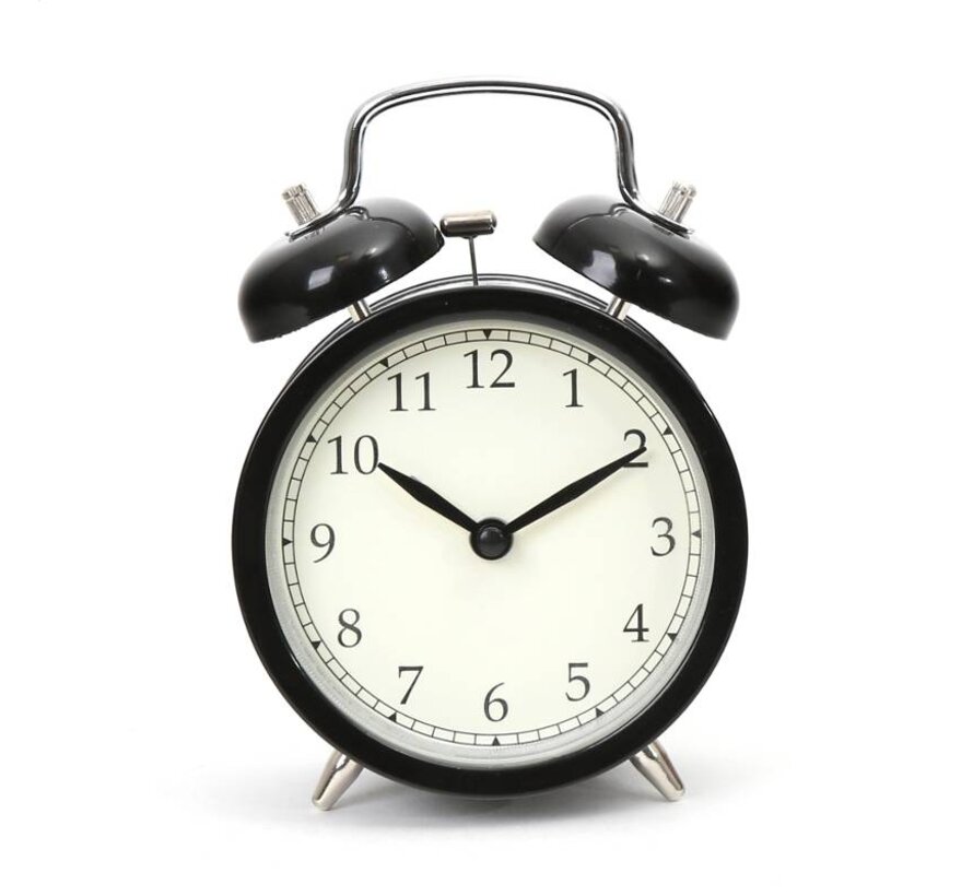 PLATINET HORLOGE/ALARME MARCH NOIR