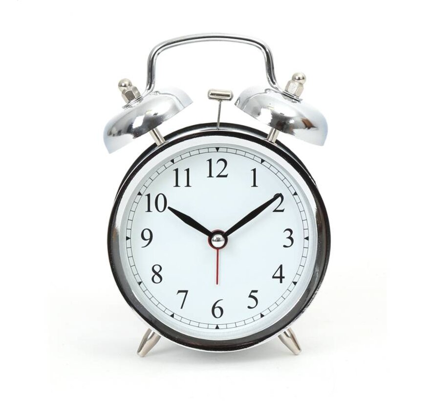 PLATINET ZEGAR/ALARM CLOCK MARCH SILVER