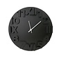 HORLOGE MURALE PLATINET "MODERN"/NOIR