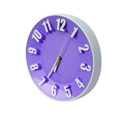Platinet PLATINET TODAY WALL CLOCK/PURPLE