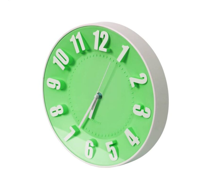 PLATINET ZEGAR TODAY WALL CLOCK/GREEN