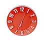 PLATINET TODAY WALL CLOCK/ RED