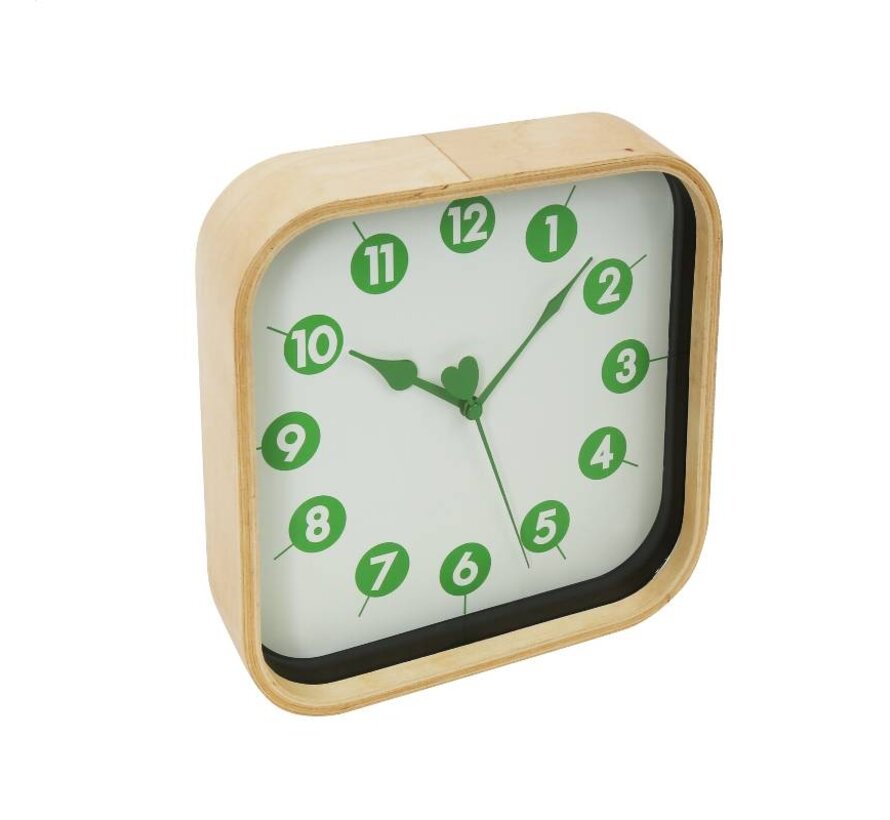 HORLOGE MURALE PLATINET MORNING/VERT