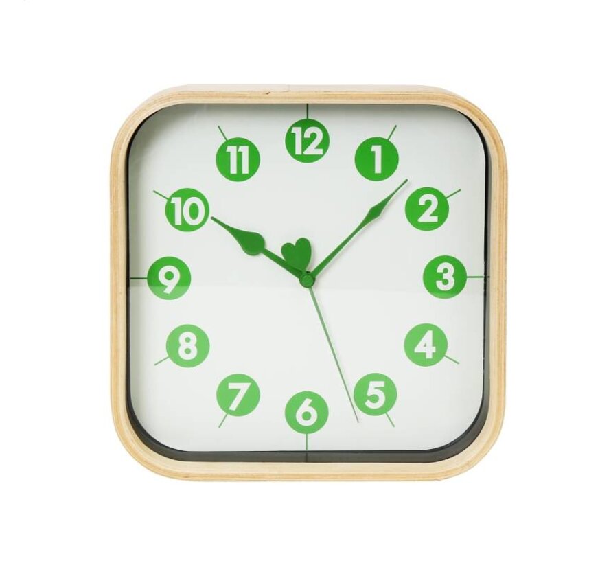 HORLOGE MURALE PLATINET MORNING/VERT