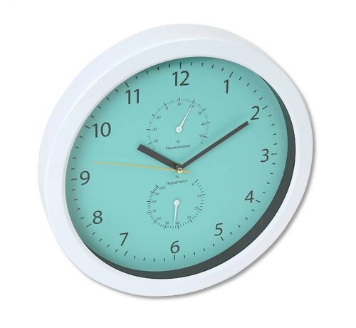 Platinet HORLOGE MURALE PLATINET "SUMMER"/VERT