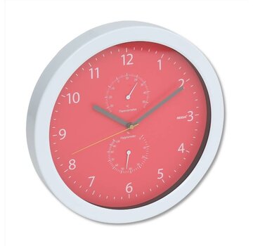 Platinet HORLOGE MURALE PLATINET "SUMMER"/ROUGE