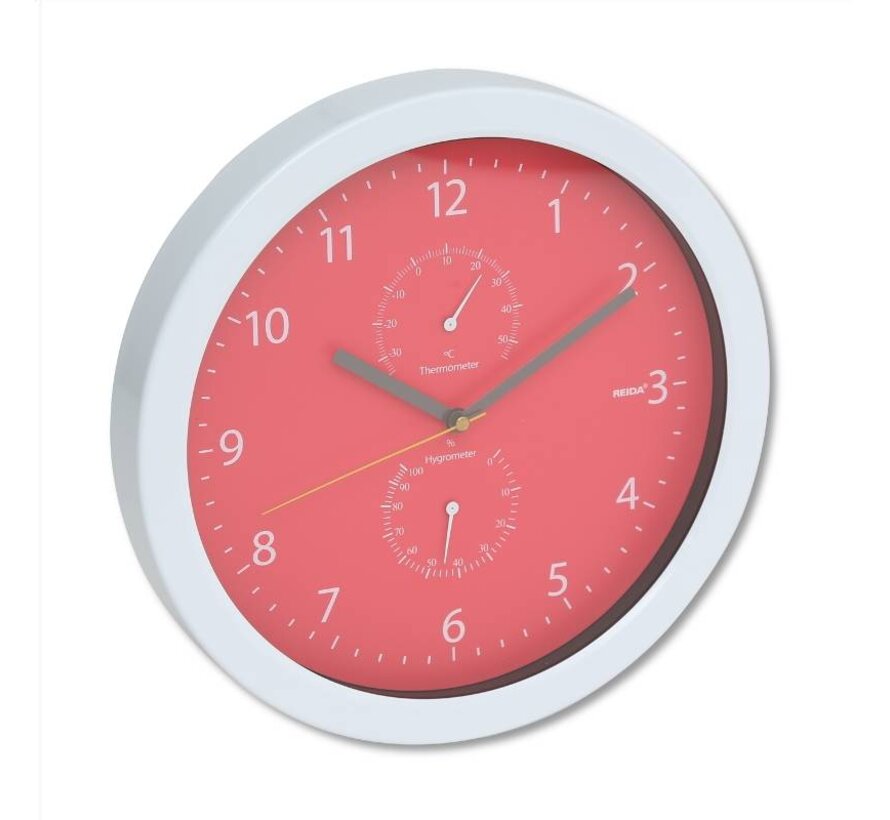 PLATINET SUMMER WALL CLOCK RED
