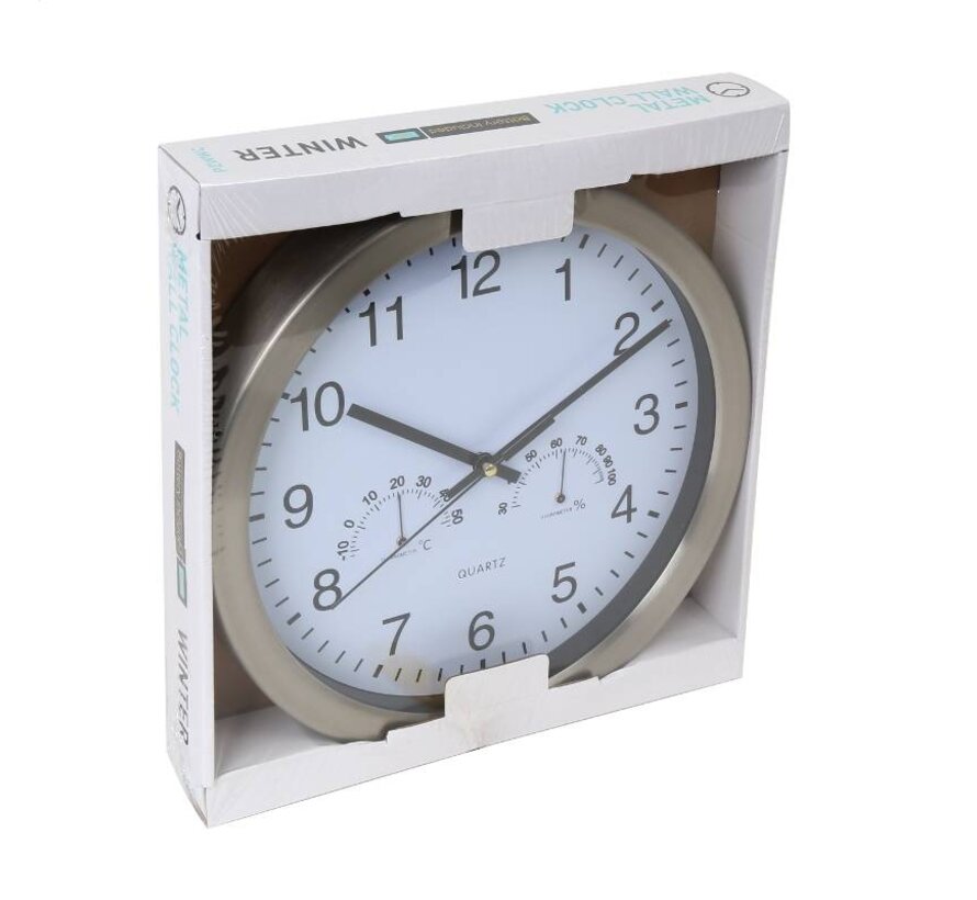PLATINET WINTER CLOCK WHITE
